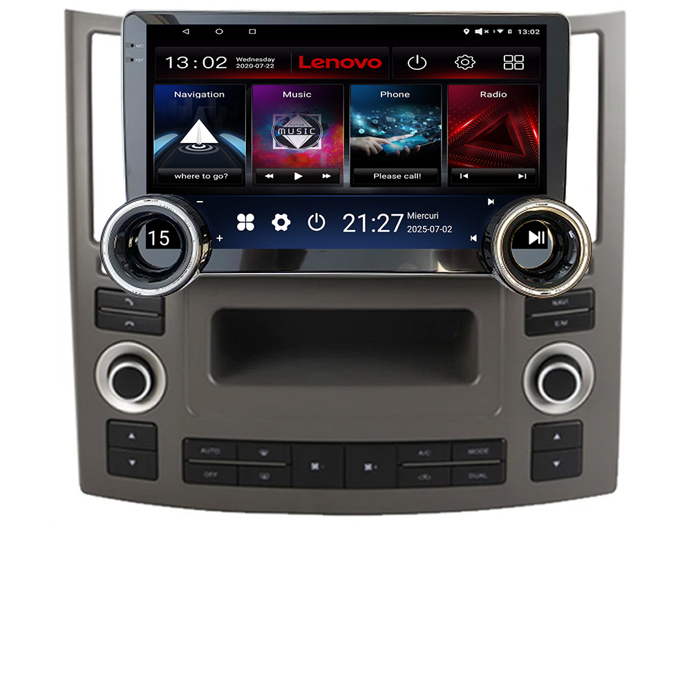 Navigatie Infiniti FX45 2007-2009 Lenovo 8 core 4+64 10.5 inch Incell 1K android Wifi 5Ghz gps internet fx45-old CarStore Technology