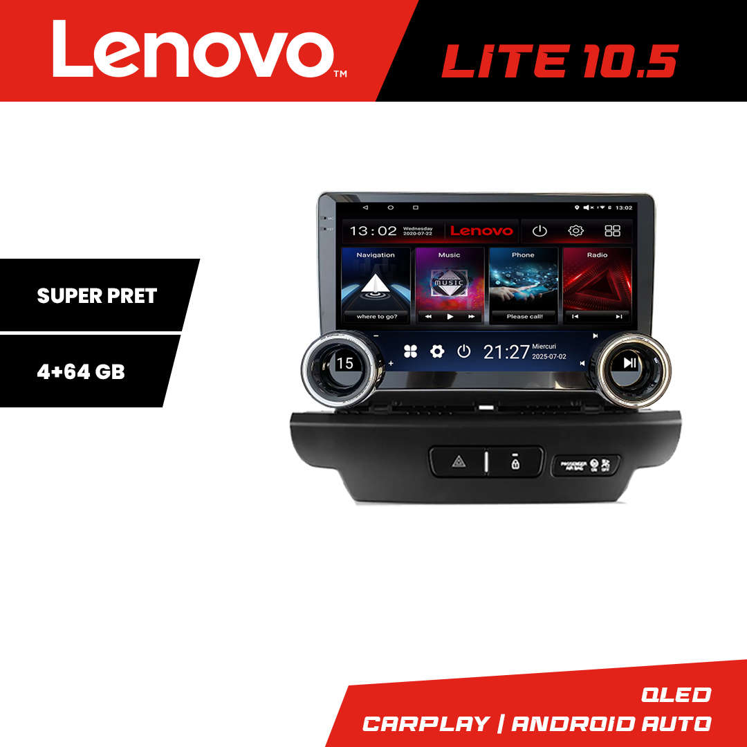 Navigatie Kia Ceed 2018-2020 Lenovo 8 core 4+64 10.5 inch Incell 1K android Wifi 5Ghz gps internet KIT-ceed18 CarStore Technology