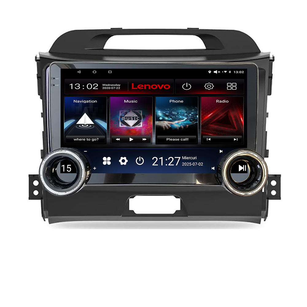 Navigatie Kia Sportage 2010- Lenovo 8 core 4+64 10.5 inch Incell 1K android Wifi 5Ghz gps internet CarStore Technology