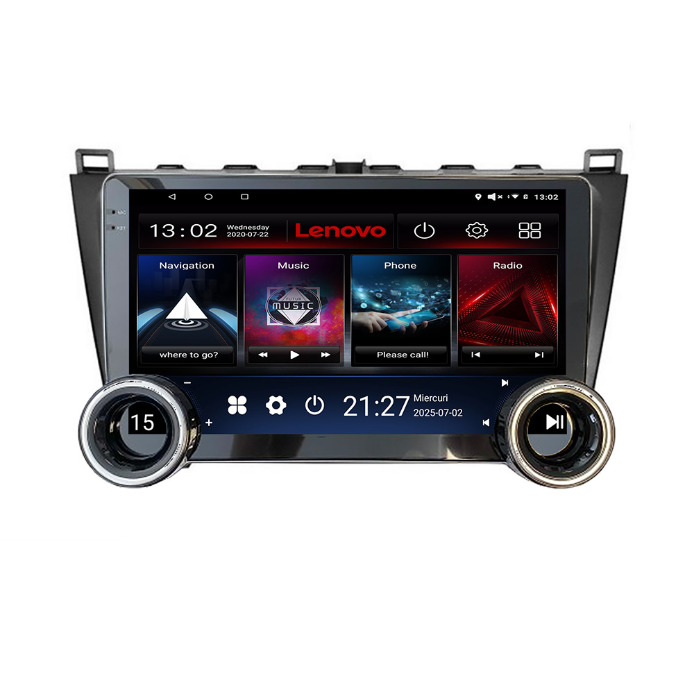 Navigatie Mazda 6 2007-2011 Lenovo 8 core 4+64 10.5 inch Incell 1K android Wifi 5Ghz gps internet CarStore Technology