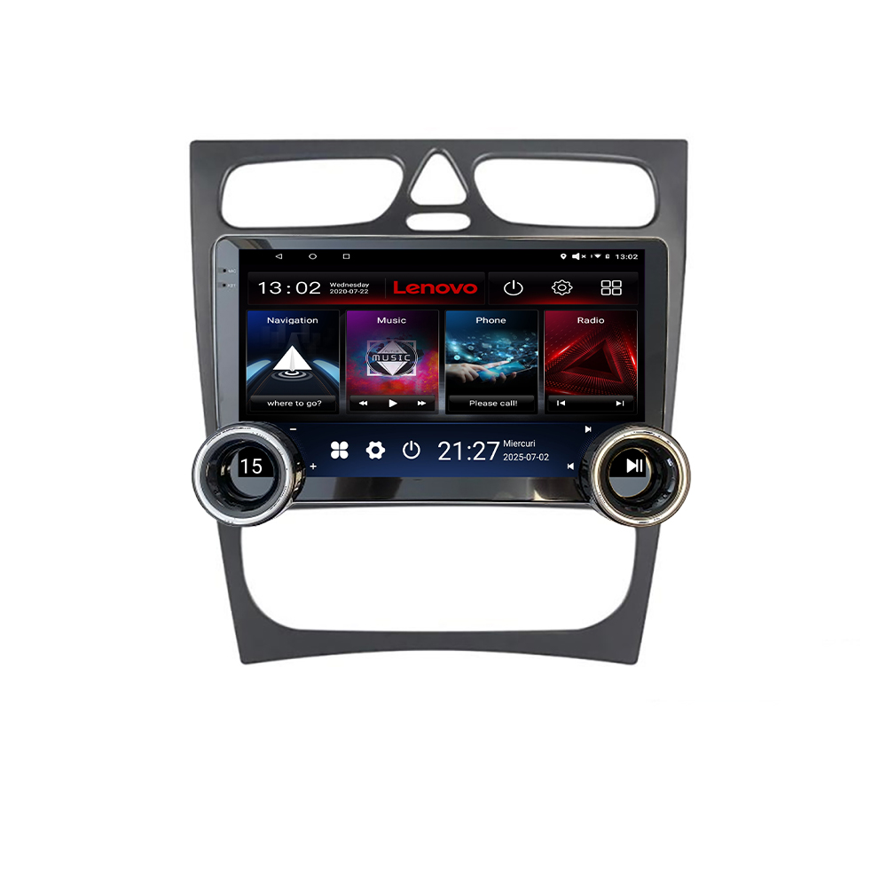 Navigatie Mercedes C W203 2000-2004 Kit-clk Lenovo 8 core 4+64 10.5 inch Incell 1K android Wifi 5Ghz gps internet Q CarStore Technology