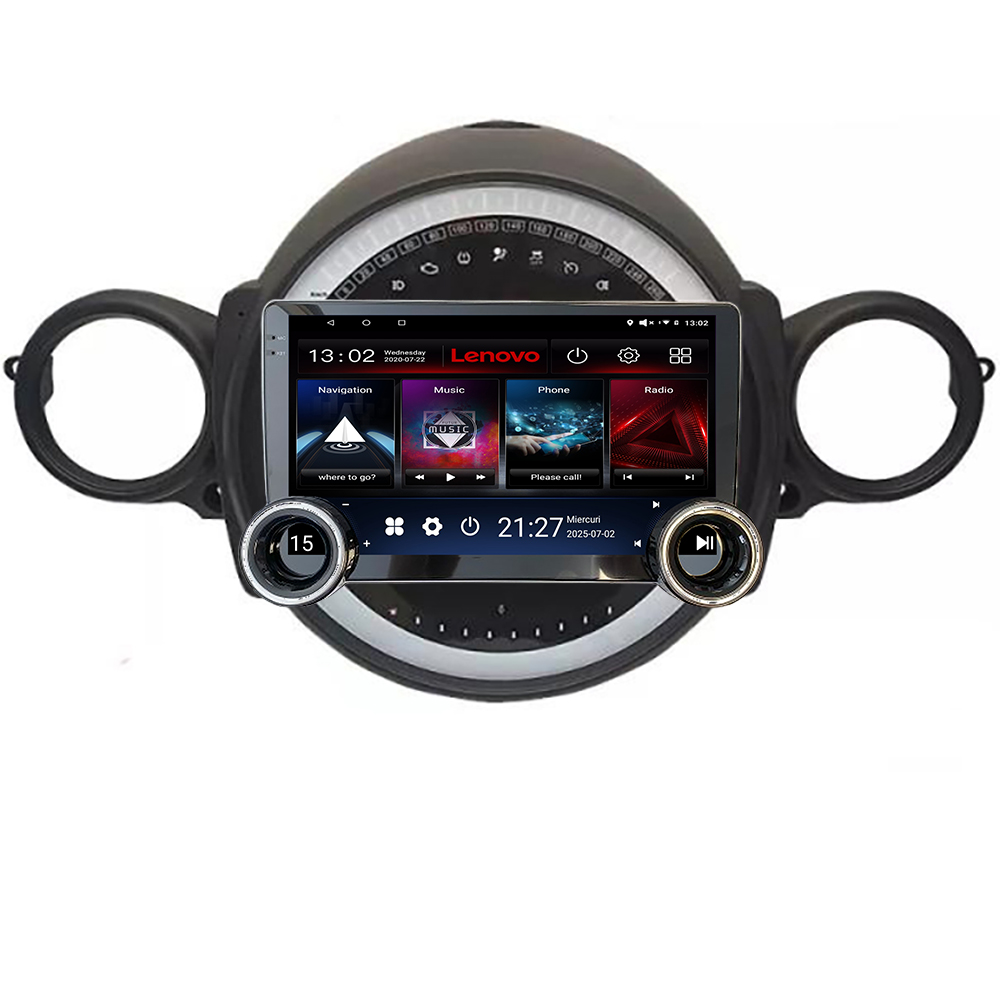 Navigatie Mini 2007-2011 Lenovo 8 core 4+64 10.5 inch Incell 1K android Wifi 5Ghz gps internet CarStore Technology