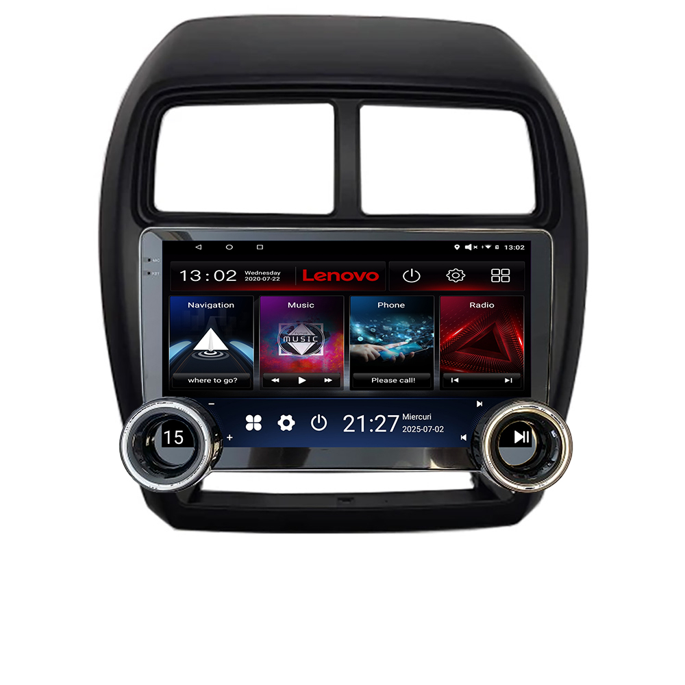 Navigatie Mitsubishi ASX 2017-2021 model facelift Lenovo 8 core 4+64 10.5 inch Incell 1K android Wifi 5Ghz gps internet Kit-026-facelift CarStore Technology