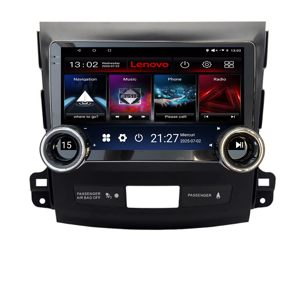 Navigatie Mitsubishi Outlander 2010 Kit-056 Lenovo 8 core 4+64 10.5 inch Incell 1K android Wifi 5Ghz gps internet Q v2 CarStore Technology