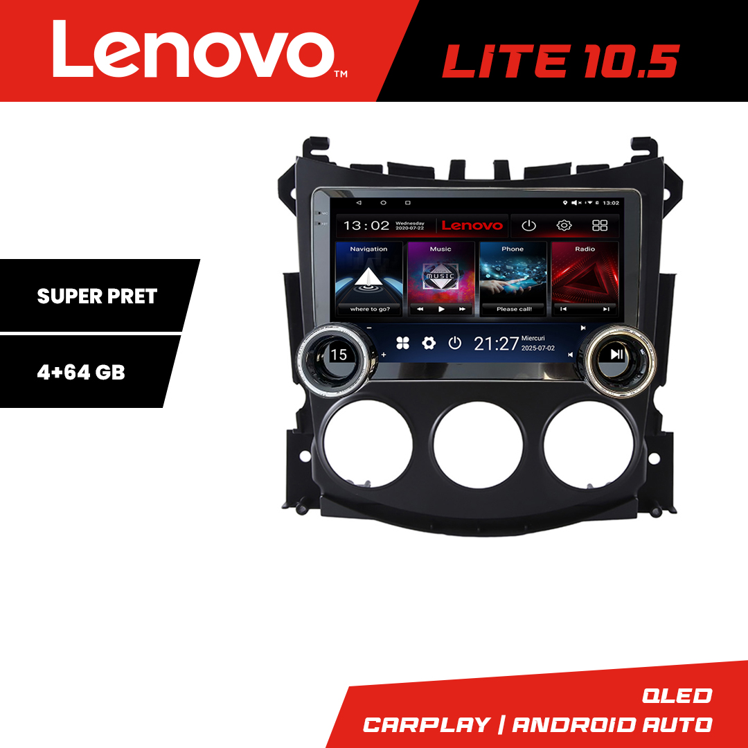 Navigatie Nissan 370Z 2008-2012 Lenovo 8 core 4+64 10.5 inch Incell 1K android Wifi 5Ghz gps internet KIT-370Z CarStore Technology