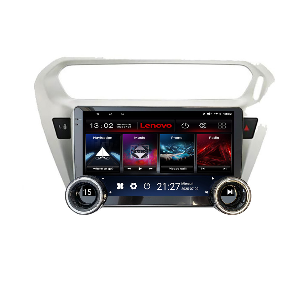 Navigatie Peugeot 301 Citroen Kit-Elisee Kit-301 Lenovo 8 core 4+64 10.5 inch Incell 1K android Wifi 5Ghz gps internet S CarStore Technology