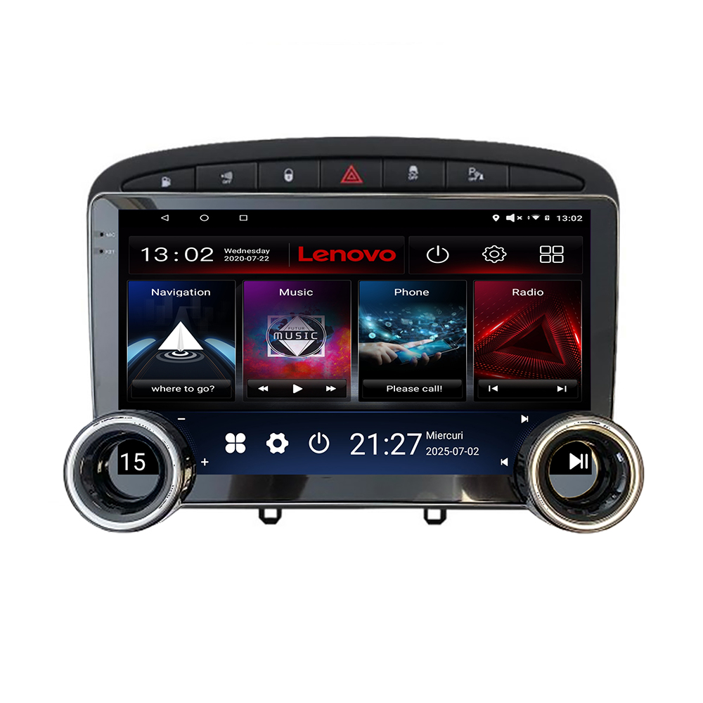 Navigatie Peugeot 308 Kit-038 Lenovo 8 core 4+64 10.5 inch Incell 1K android Wifi 5Ghz gps internet CarStore Technology