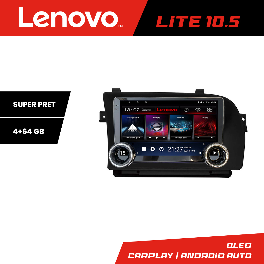 Navigatie S Klass w221 2005-2012 Lenovo 8 core 4+64 10.5 inch Incell 1K android Wifi 5Ghz gps internet CarStore Technology