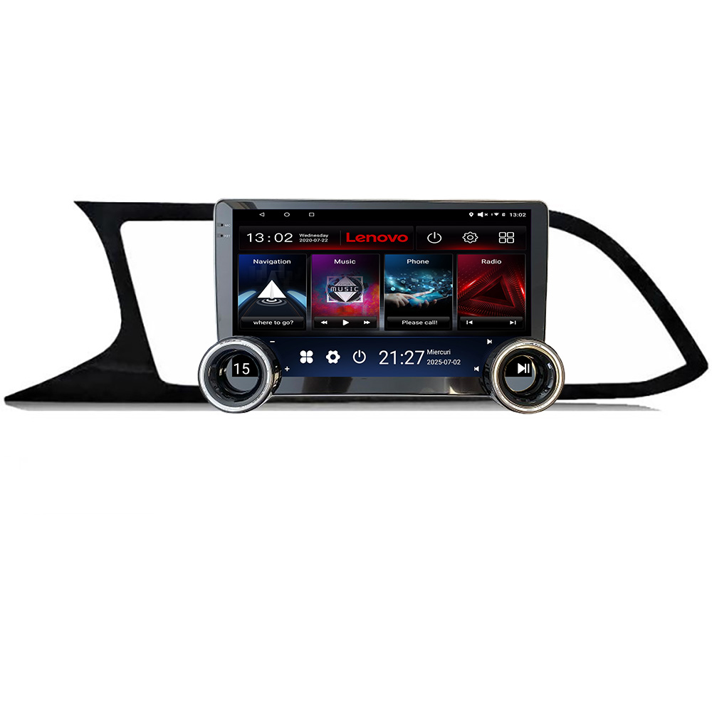 Navigatie Seat Leon MIB Kit-306 Lenovo 8 core 4+64 10.5 inch Incell 1K android Wifi 5Ghz gps internet CarStore Technology