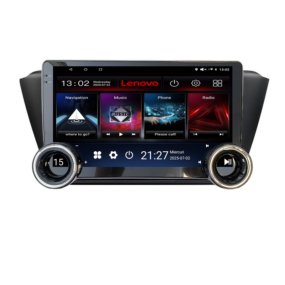 Navigatie Skoda Fabia 2015- Kit-541 Lenovo 8 core 4+64 10.5 inch Incell 1K android Wifi 5Ghz gps internet CarStore Technology