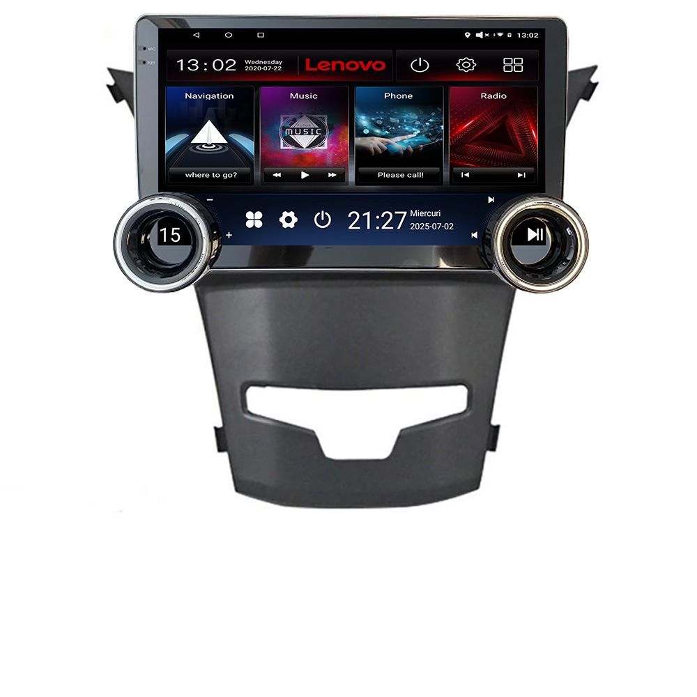 Navigatie Ssangyong Korando 2014-2019 Kit-1159 Lenovo 8 core 4+64 10.5 inch Incell 1K android Wifi 5Ghz gps internet S CarStore Technology