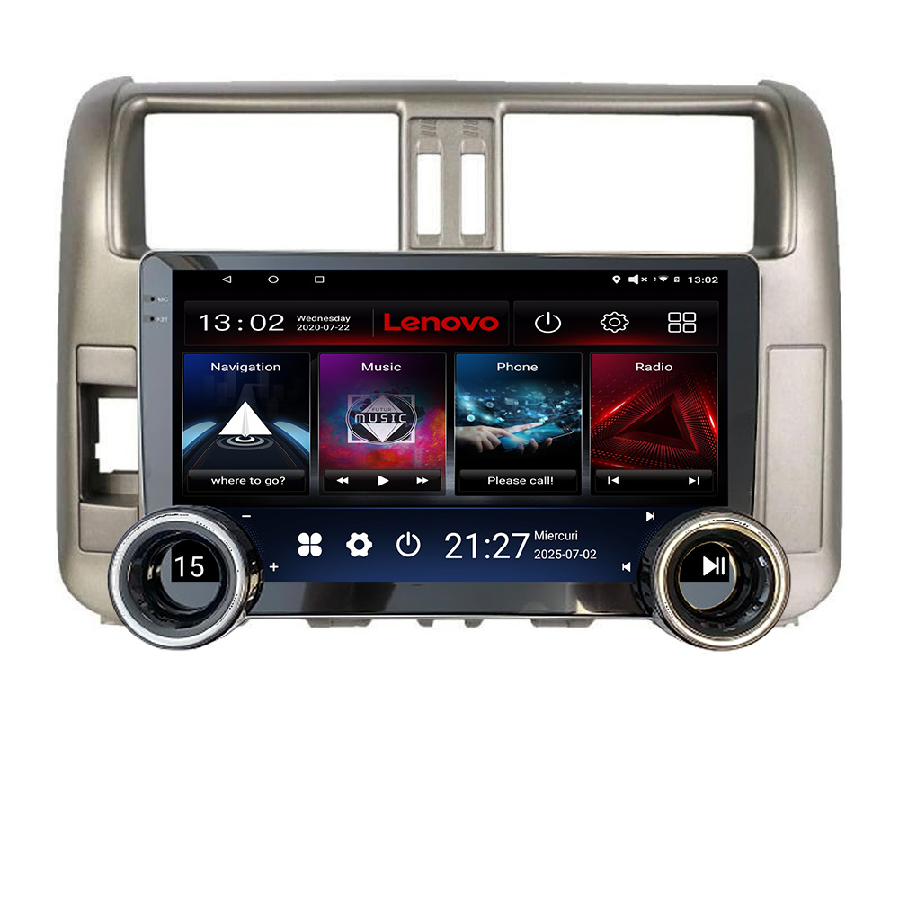 Navigatie TOYOTA Prado 2010-2013 Kit-347 Lenovo 8 core 4+64 10.5 inch Incell 1K android Wifi 5Ghz gps internet CarStore Technology