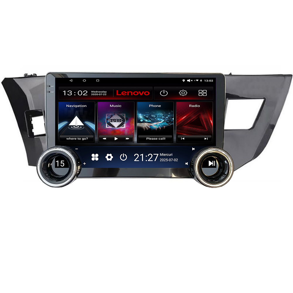 Navigatie Toyota Corolla 2013-2017 Kit-470 Lenovo 8 core 4+64 10.5 inch Incell 1K android Wifi 5Ghz gps internet CarStore Technology
