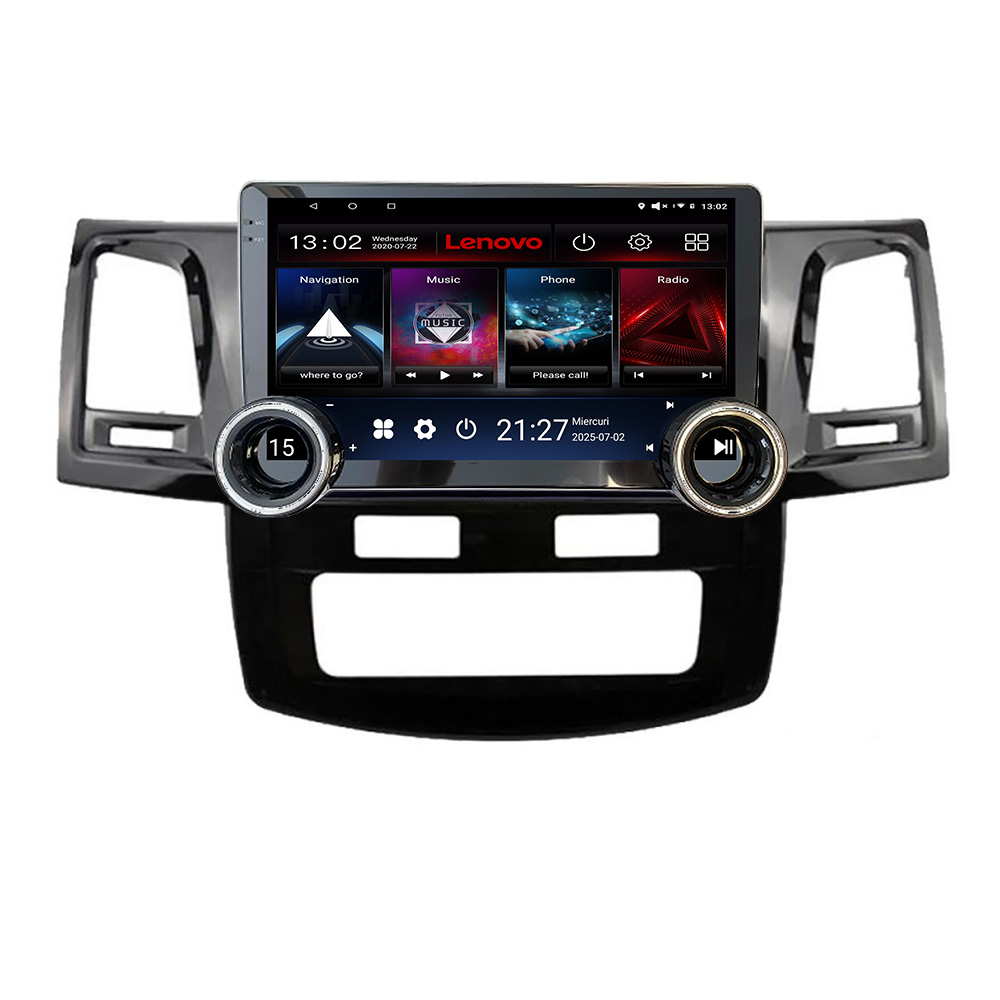 Navigatie Toyota Hilux 2008-2014 Kit-143 Lenovo 8 core 4+64 10.5 inch Incell 1K android Wifi 5Ghz gps internet CarStore Technology