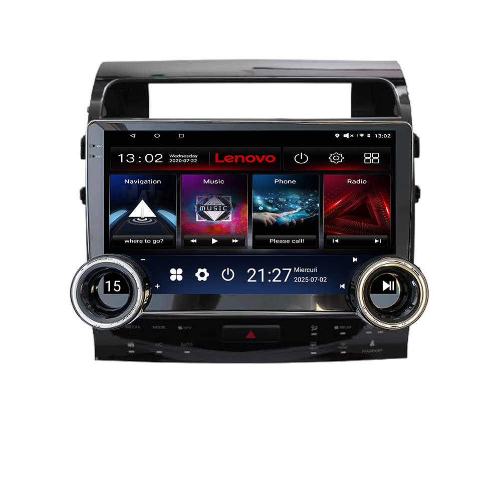 Navigatie Toyota Land Cruiser V8 L200 2008-2019 Lenovo 8 core 4+64 10.5 inch Incell 1K android Wifi 5Ghz gps internet Kit-381-type-a CarStore Technology