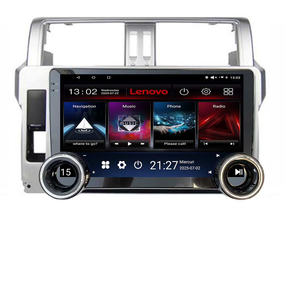 Navigatie Toyota Landcruiser J150 Prado 2014-2017 Kit-065 Lenovo 8 core 4+64 10.5 inch Incell 1K android Wifi 5Ghz gps internet et GPS W CarStore Technology