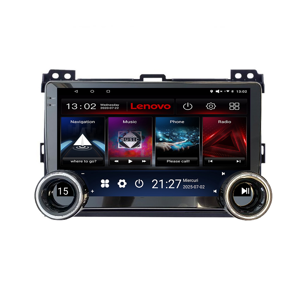 Navigatie Toyota Prado 2007- Lenovo 8 core 4+64 10.5 inch Incell 1K android Wifi 5Ghz gps internet v1 CarStore Technology