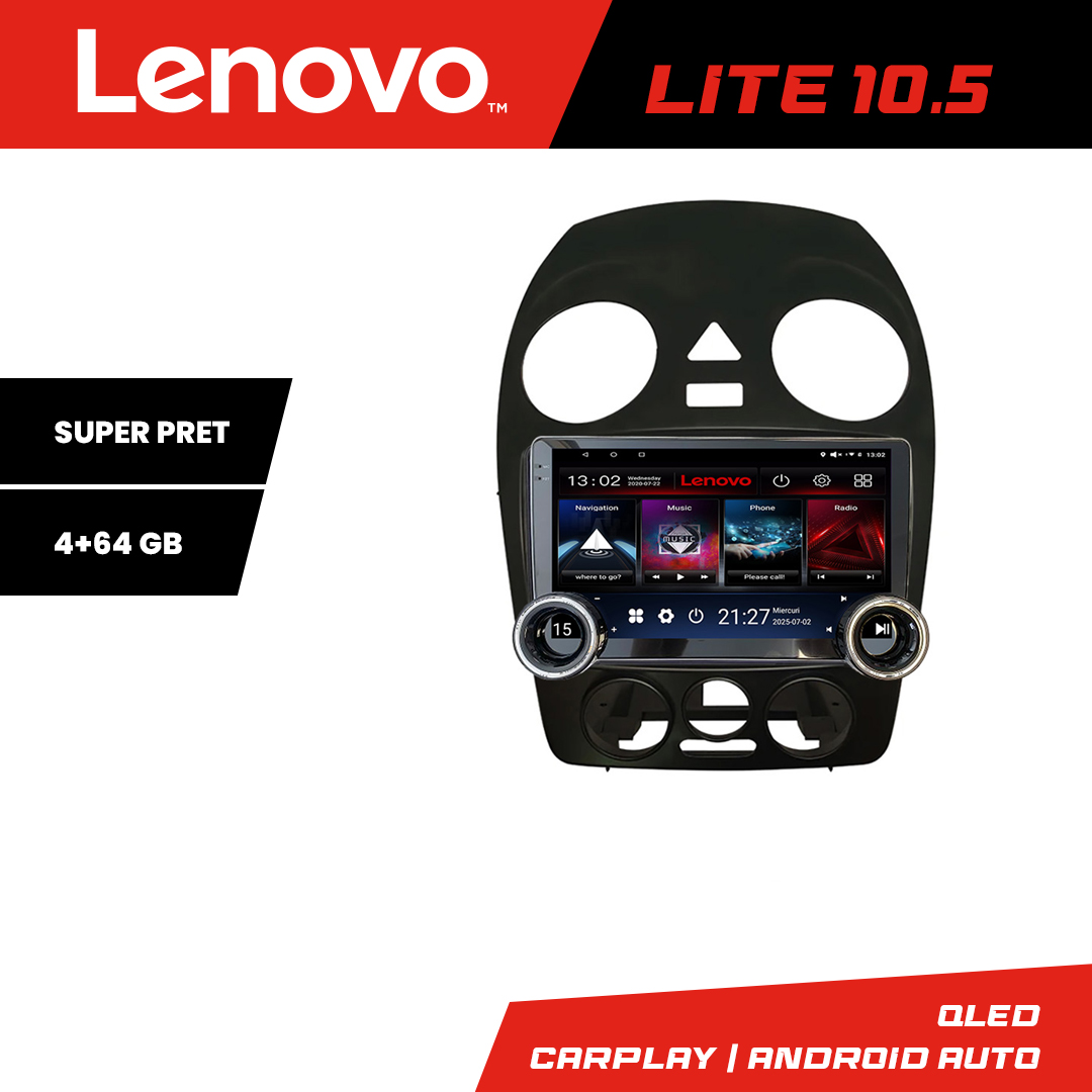 Navigatie VW Beetle 2005-2010 Lenovo 8 core 4+64 10.5 inch Incell 1K android Wifi 5Ghz gps internet KIT-beetle-old CarStore Technology