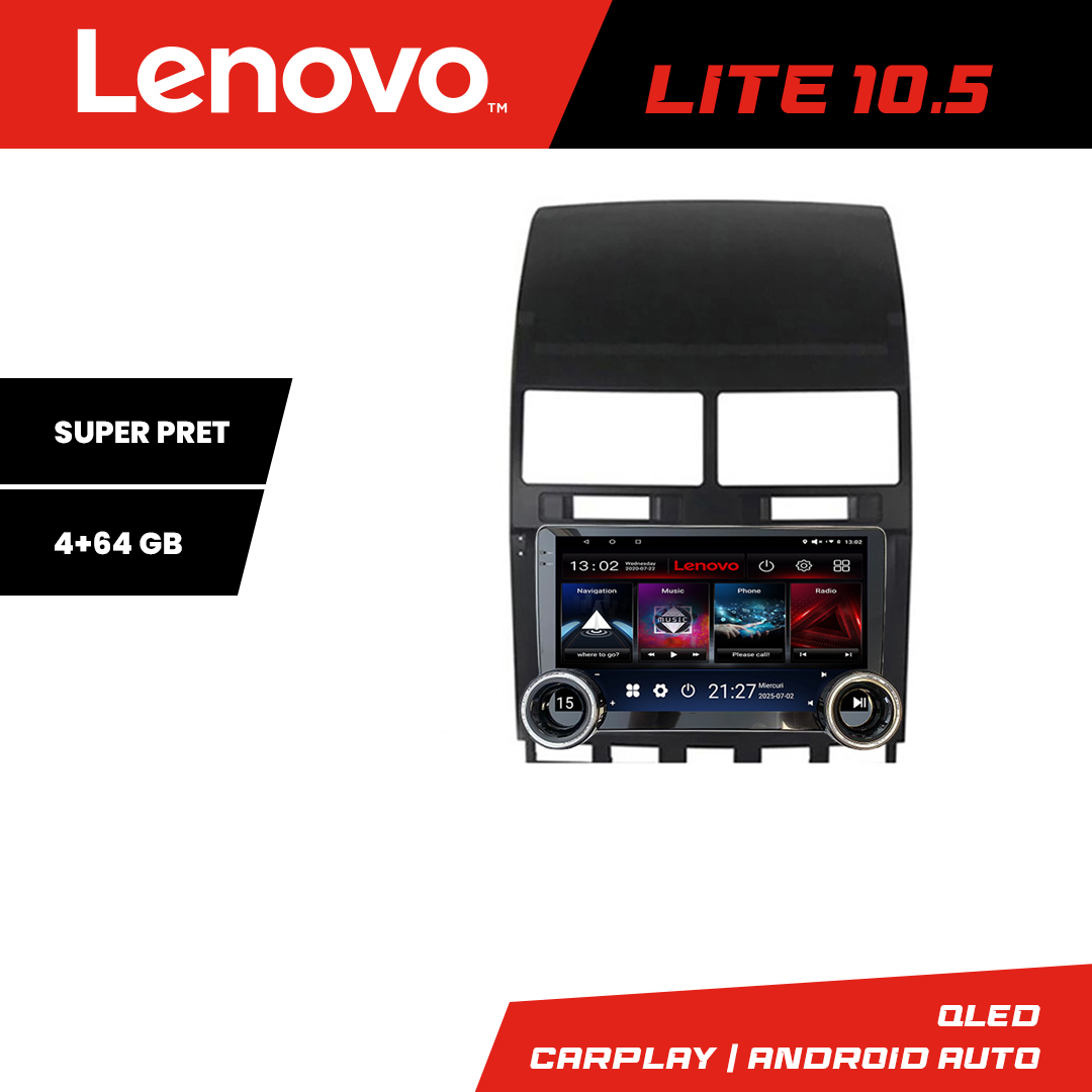 Navigatie VW Touareg 2004-2011 Lenovo 8 core 4+64 10.5 inch Incell 1K android Wifi 5Ghz gps internet CarStore Technology