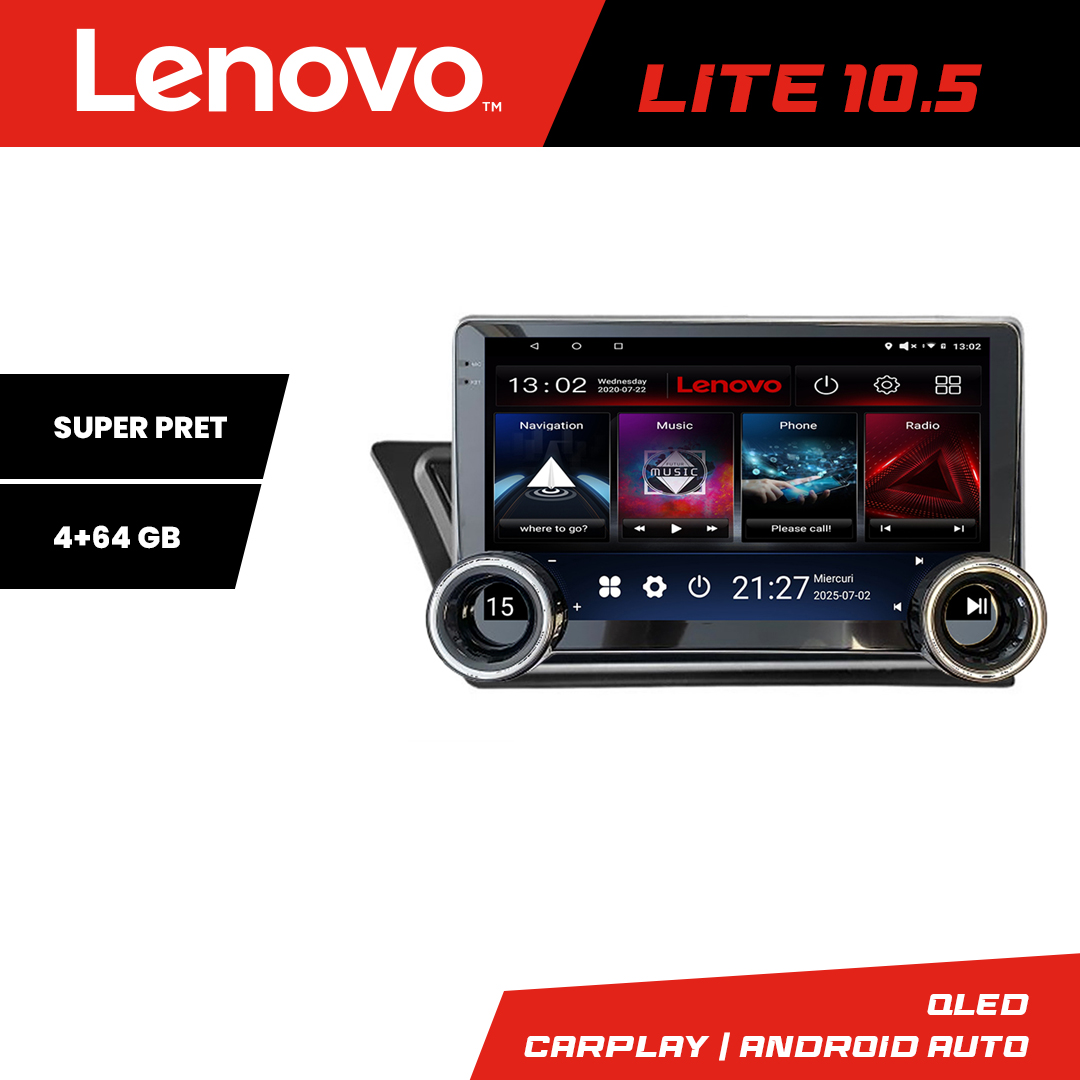 Navigatie dedicata Audi Q5 MMI3G High Lenovo 8 core 4+64 10.5 inch Incell 1K android Wifi 5Ghz gps internet CarStore Technology