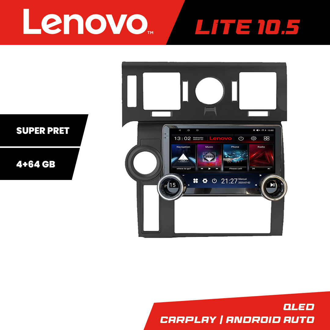 Navigatie dedicata Edonav Hummer H2 2002-2008 Lenovo 8 core 4+64 10.5 inch Incell 1K android Wifi 5Ghz gps internet KIT-hummer2002 CarStore Technology