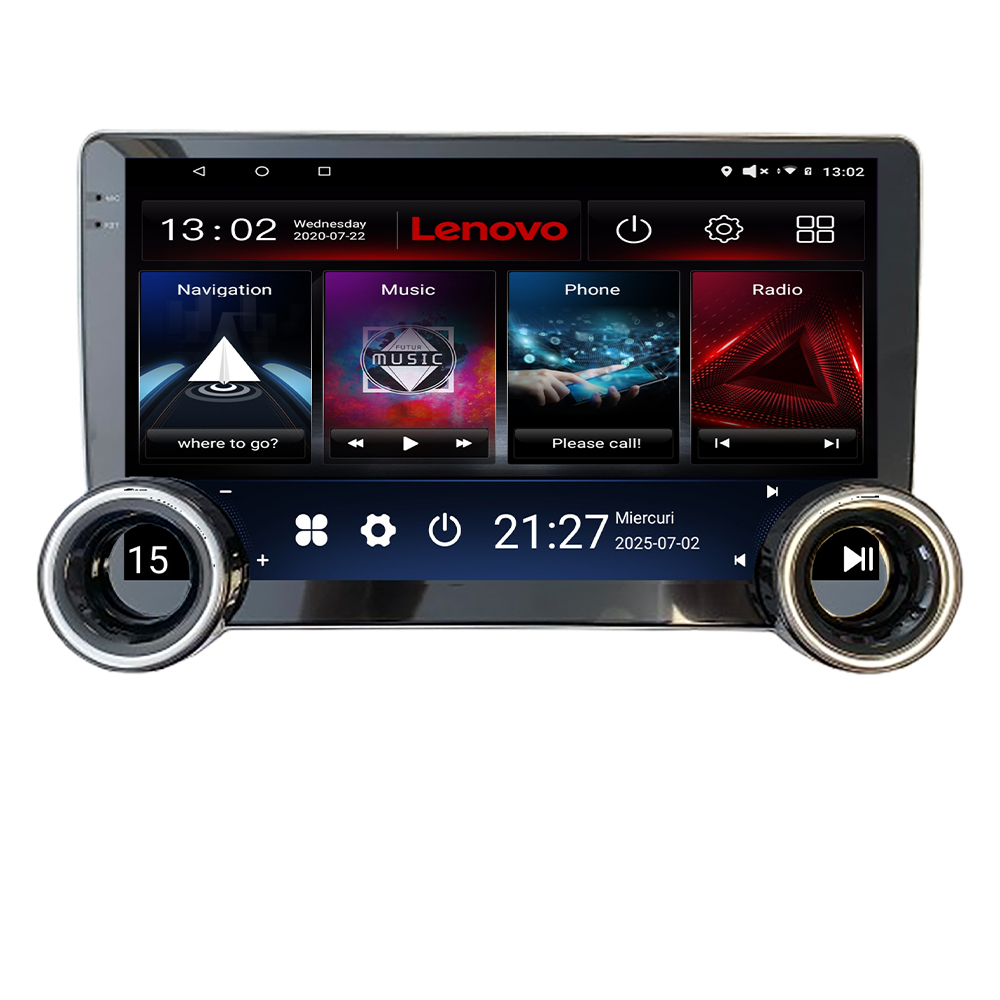 Navigatie universala 2 din 9 inch Lenovo 8 core 4+64 10.5 inch Incell 1K android Wifi 5Ghz gps internet C CarStore Technology