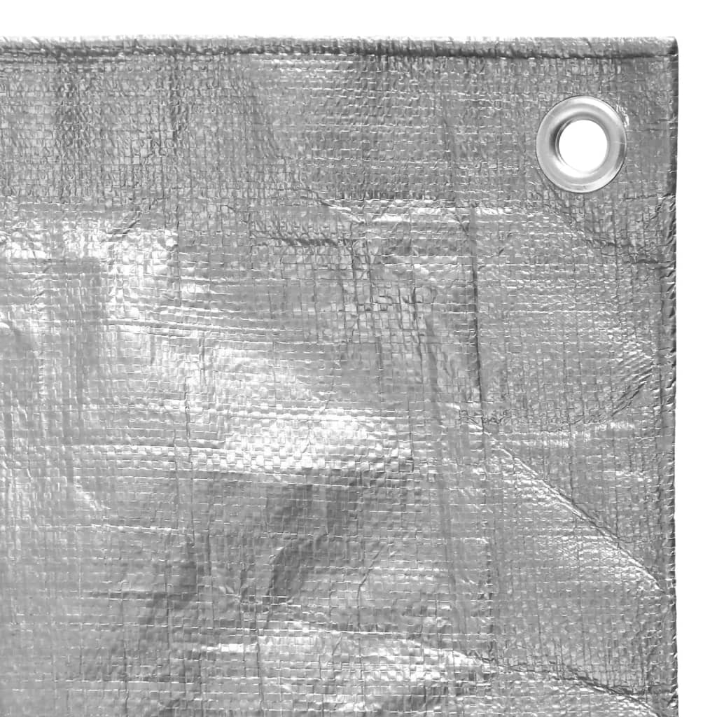 Prelată 180 g/m², gri, 8x10 m, HDPE GartenMobel Dekor