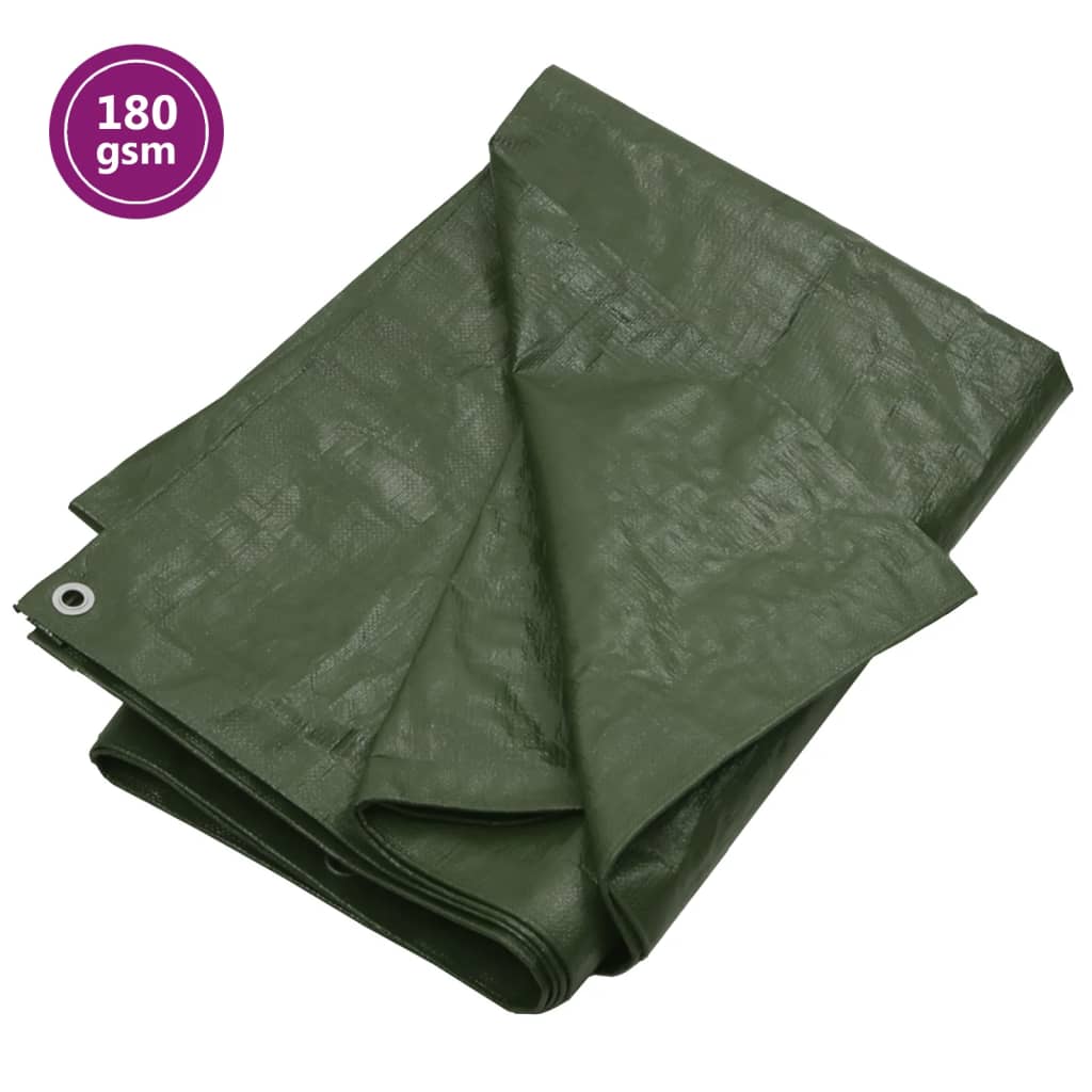 Prelată 180 g/m², verde, 3x3 m, HDPE GartenMobel Dekor