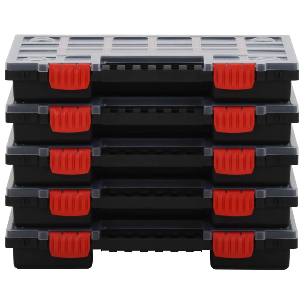 Cutii de organizare, 5 buc., 34,5x25x5 cm, polipropilenă GartenMobel Dekor