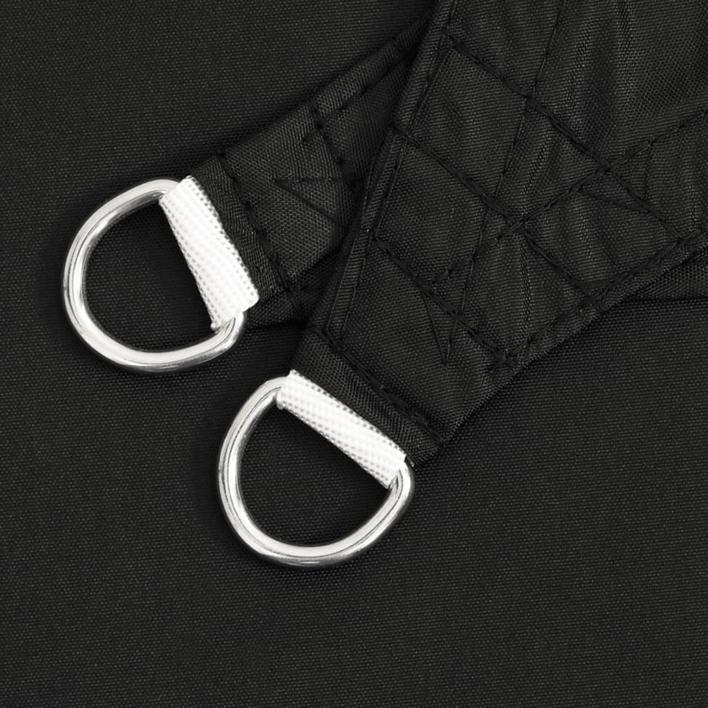 Parasolar, negru, 5x7x7 m, țesătură oxford, triunghiular GartenMobel Dekor