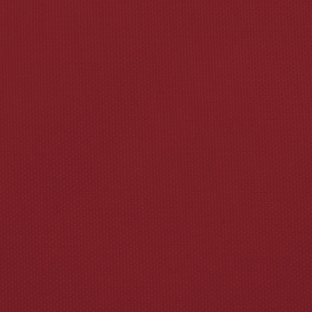 Parasolar, roșu, 4x5x5 m, țesătură oxford, triunghiular GartenMobel Dekor