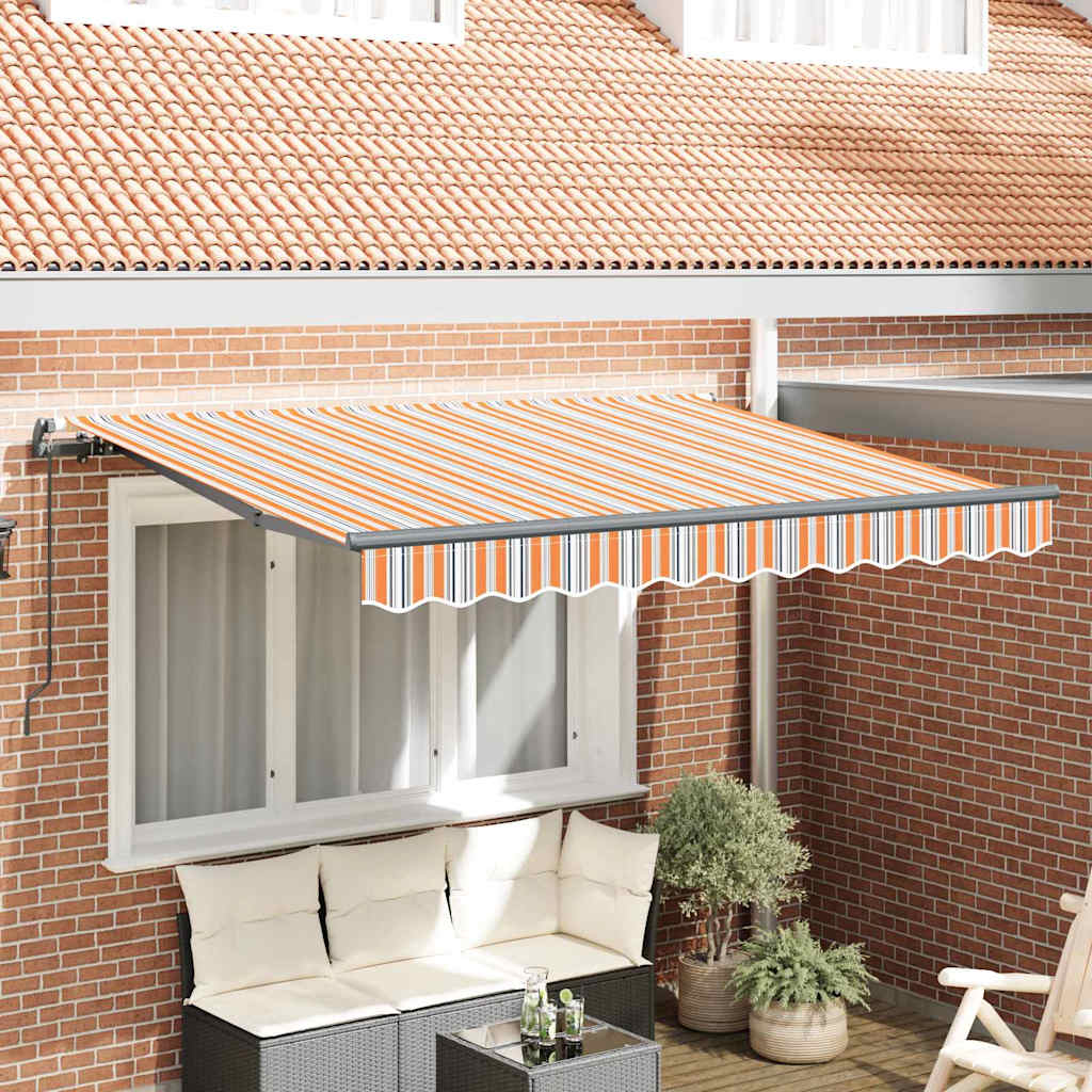 Cortina Retractabilă Manual Dungă Multicolor 250 x 200 cm GartenMobel Dekor