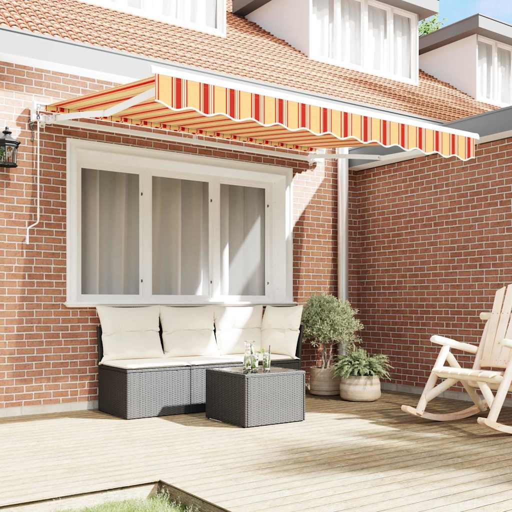 Cortina Retractabilă Dungă Multicolor 350x200 cm țesătură GartenMobel Dekor