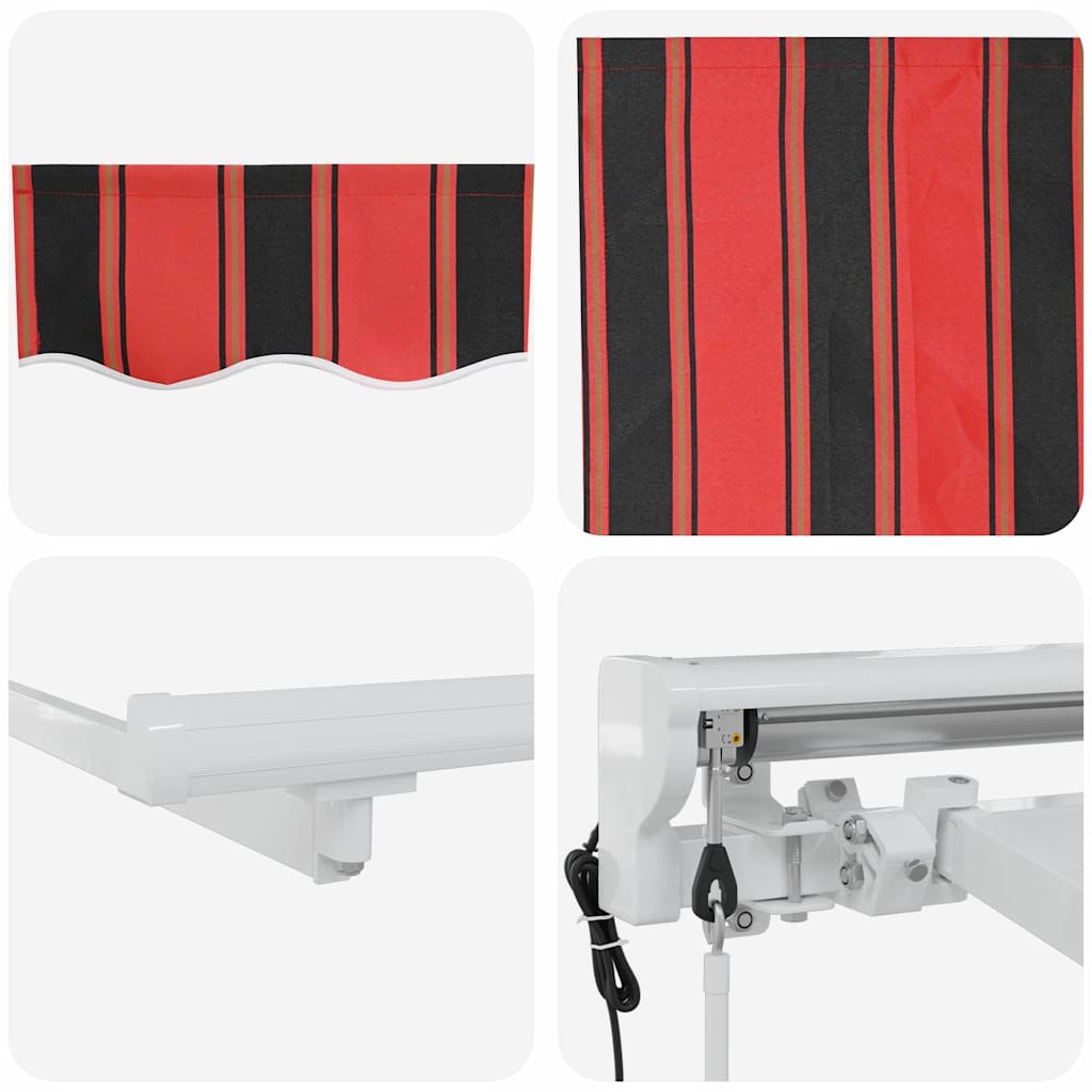 Cortina Retractabilă Dungă Multicolor 350x200 cm țesătură GartenMobel Dekor