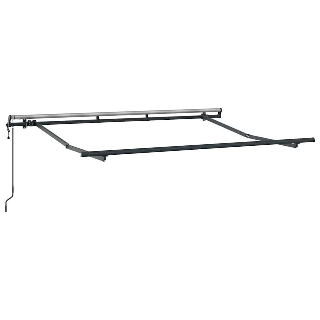 Cortina Retractabilă Alb 350 x 200 cm Poliester și Aluminiu GartenMobel Dekor