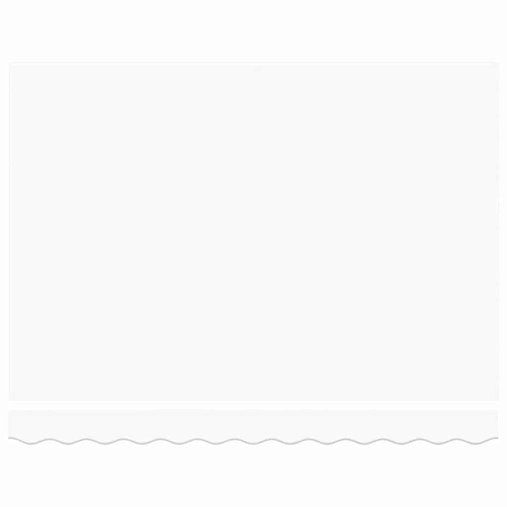 Cortina Retractabilă Alb 350 x 200 cm Poliester și Aluminiu GartenMobel Dekor