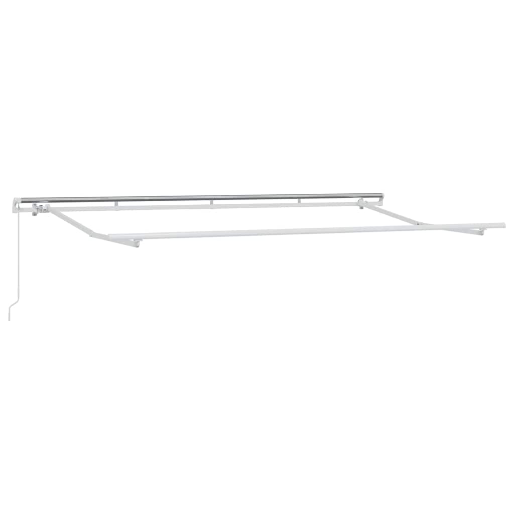 Cortina Retractabilă Crem 400 x 200 cm Poliester și Aluminiu GartenMobel Dekor