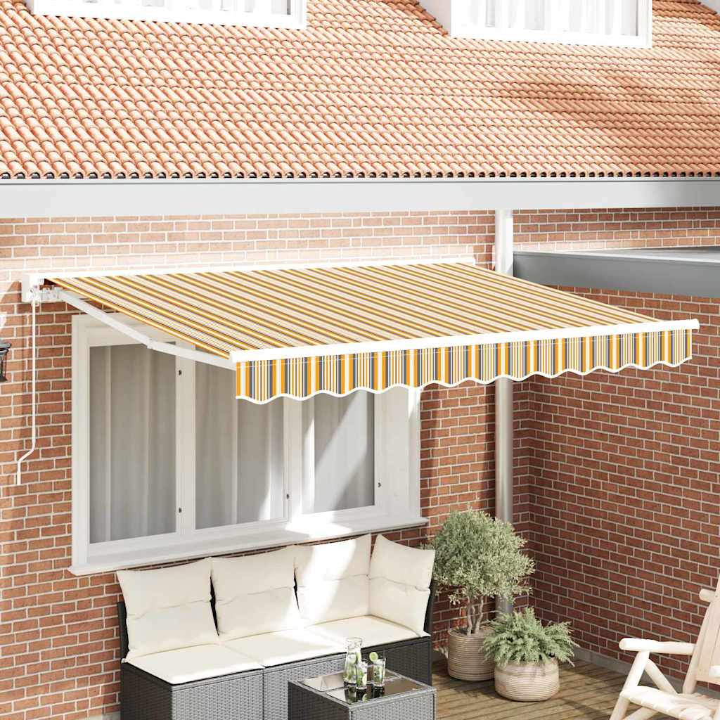 Cortina Retractabilă Dungă Multicolor 350x200 cm țesătură GartenMobel Dekor