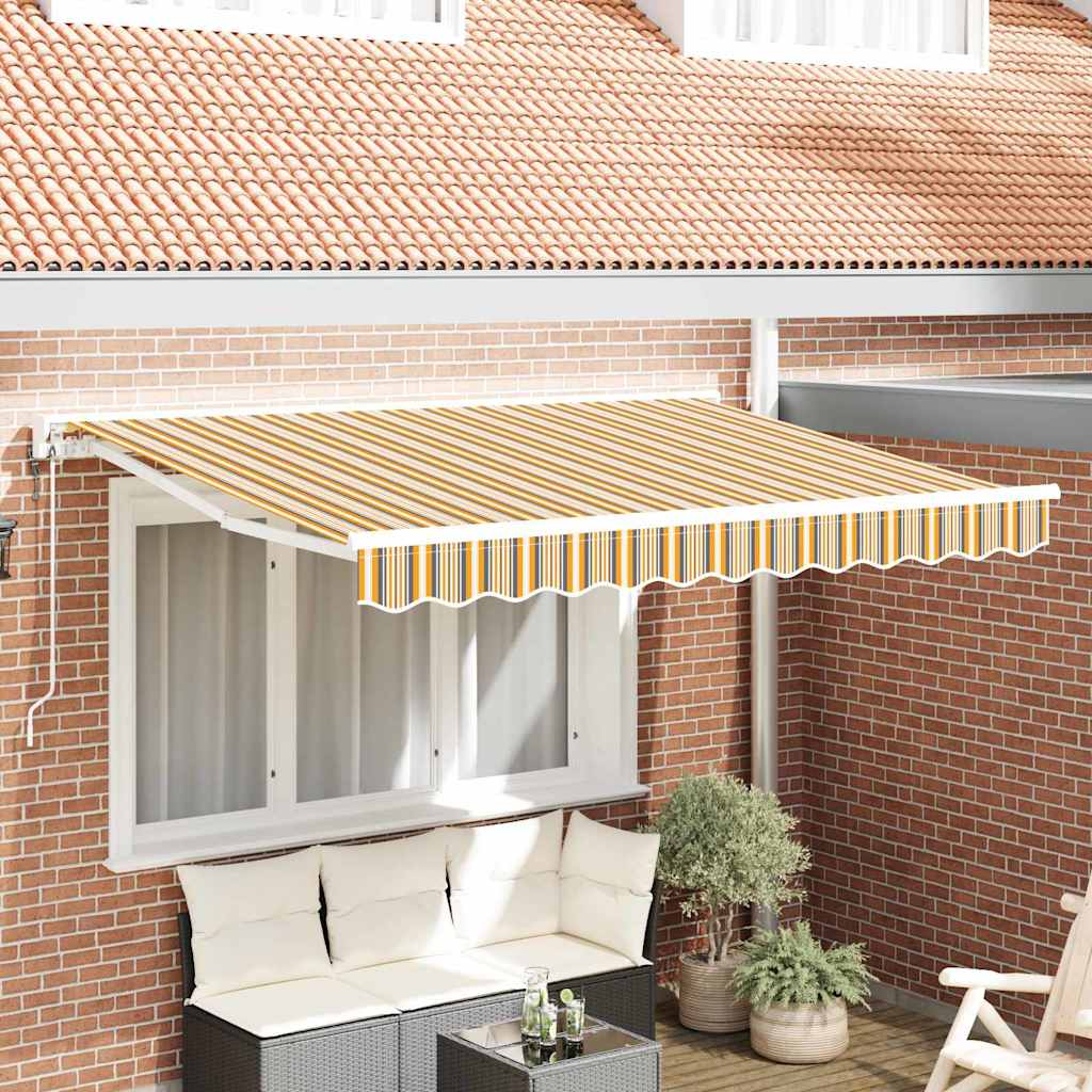 Cortina Retractabilă Dungă Multicolor 350x200 cm țesătură GartenMobel Dekor