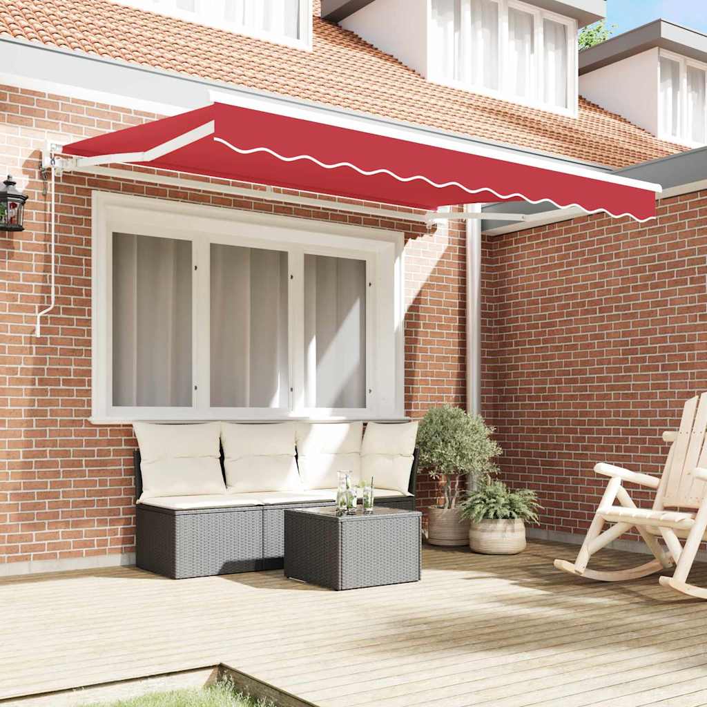 Cortina Retractabilă Roșu 350x200 cm țesătură GartenMobel Dekor