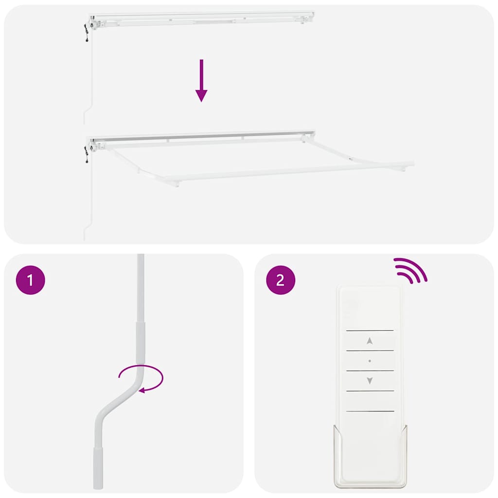 Cortina Retractabilă Roșu 350x200 cm țesătură GartenMobel Dekor