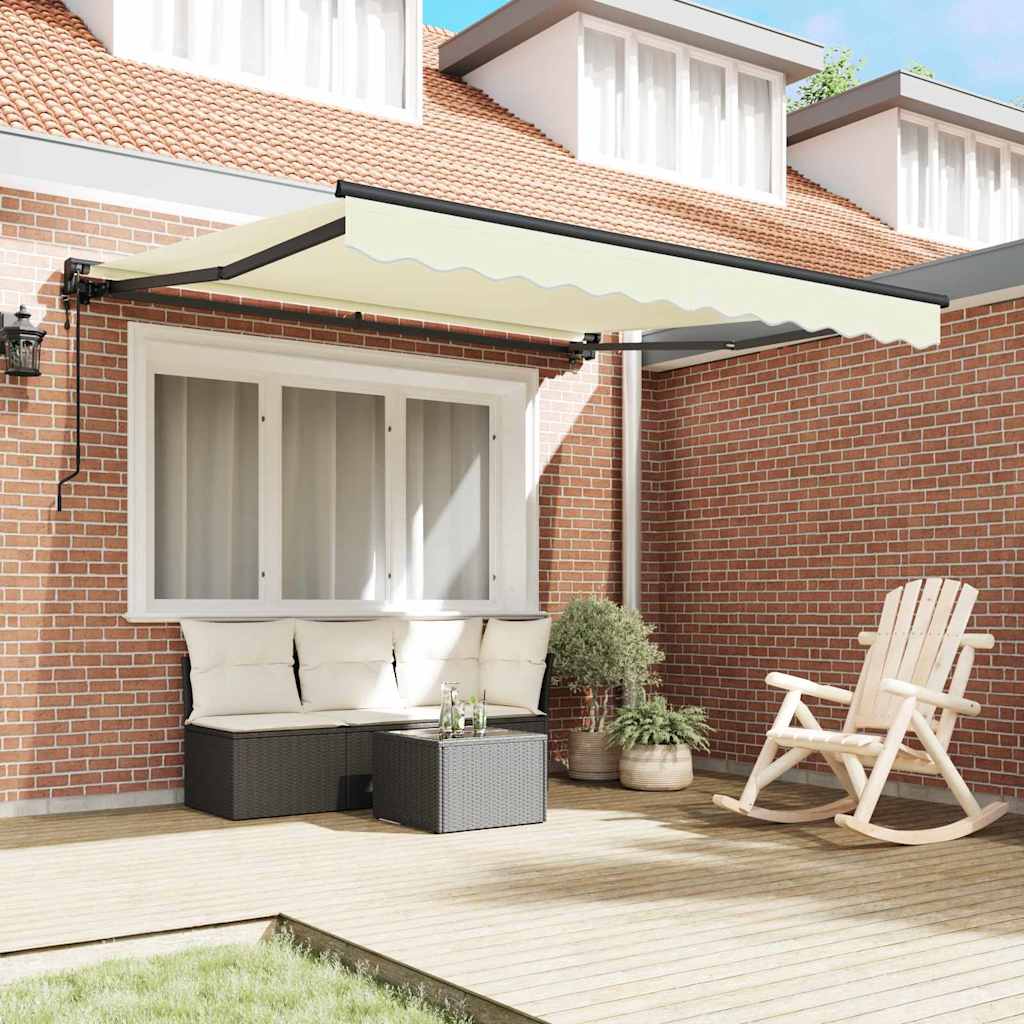 Cortina Retractabilă Crem 300x250 cm țesătură GartenMobel Dekor