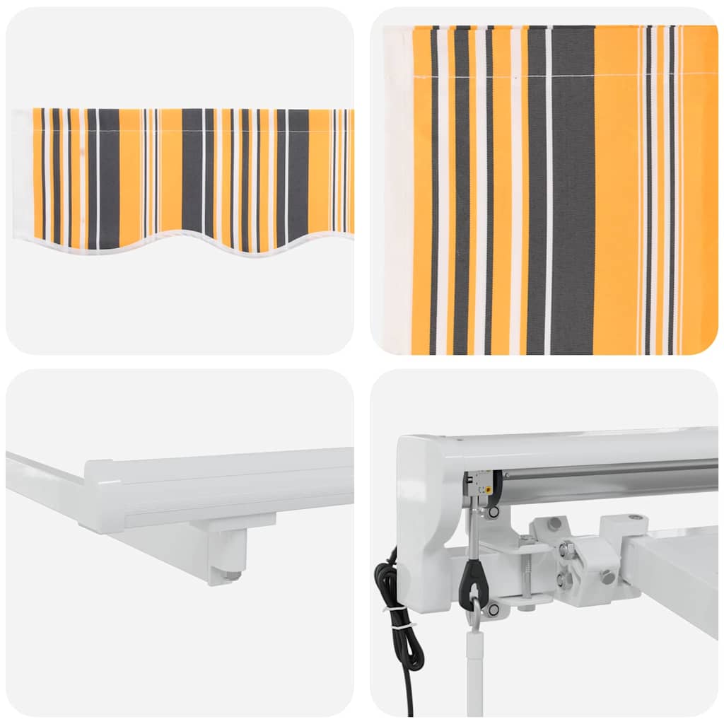 Cortina Retractabilă Dungă Multicolor 400x200 cm țesătură GartenMobel Dekor