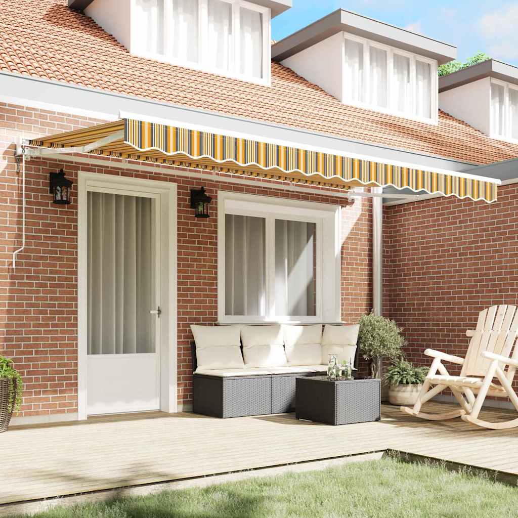 Cortina Retractabilă Dungă Multicolor 400x200 cm țesătură GartenMobel Dekor