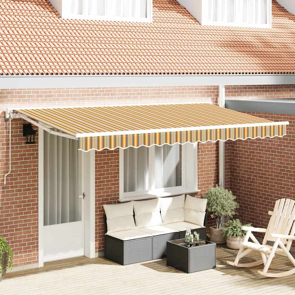 Cortina Retractabilă Dungă Multicolor 400x200 cm țesătură GartenMobel Dekor
