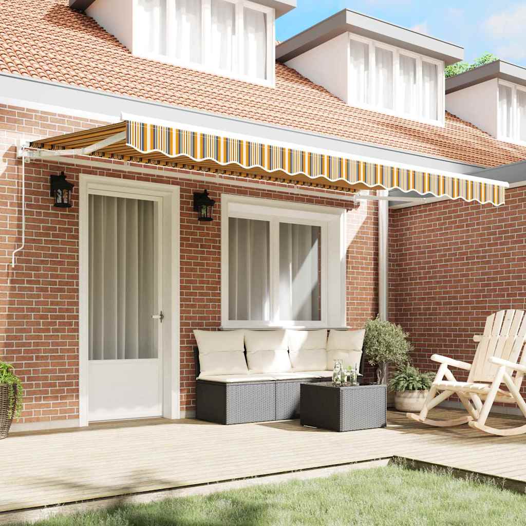 Cortina Retractabilă Dungă Multicolor 400x200 cm țesătură GartenMobel Dekor