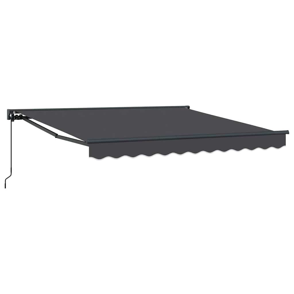 Cortina Retractabilă Manual Antracit 300x250 cm țesătură GartenMobel Dekor