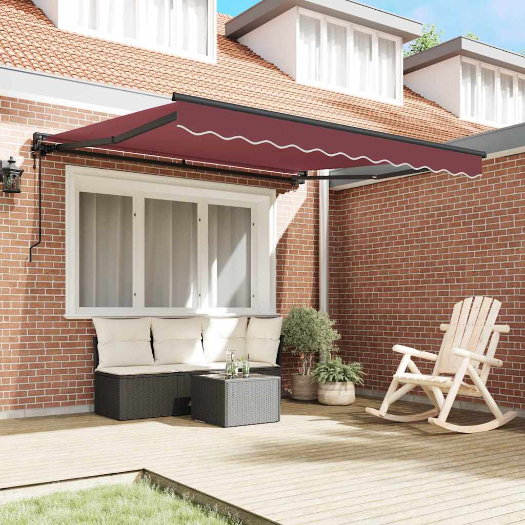 Cortina Retractabilă Roșu Burgund 300x250 cm țesătură GartenMobel Dekor