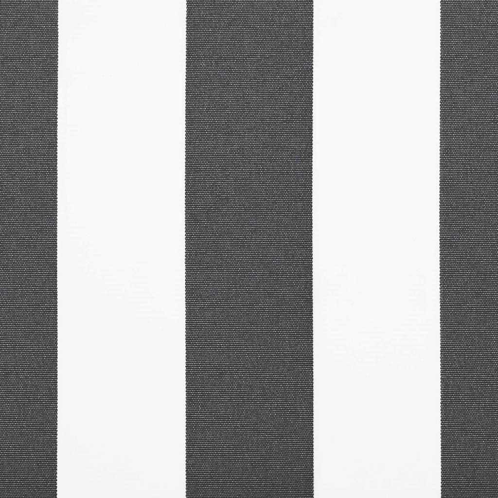 Cortina Retractabilă Antracit și Alb 300x250 cm țesătură GartenMobel Dekor