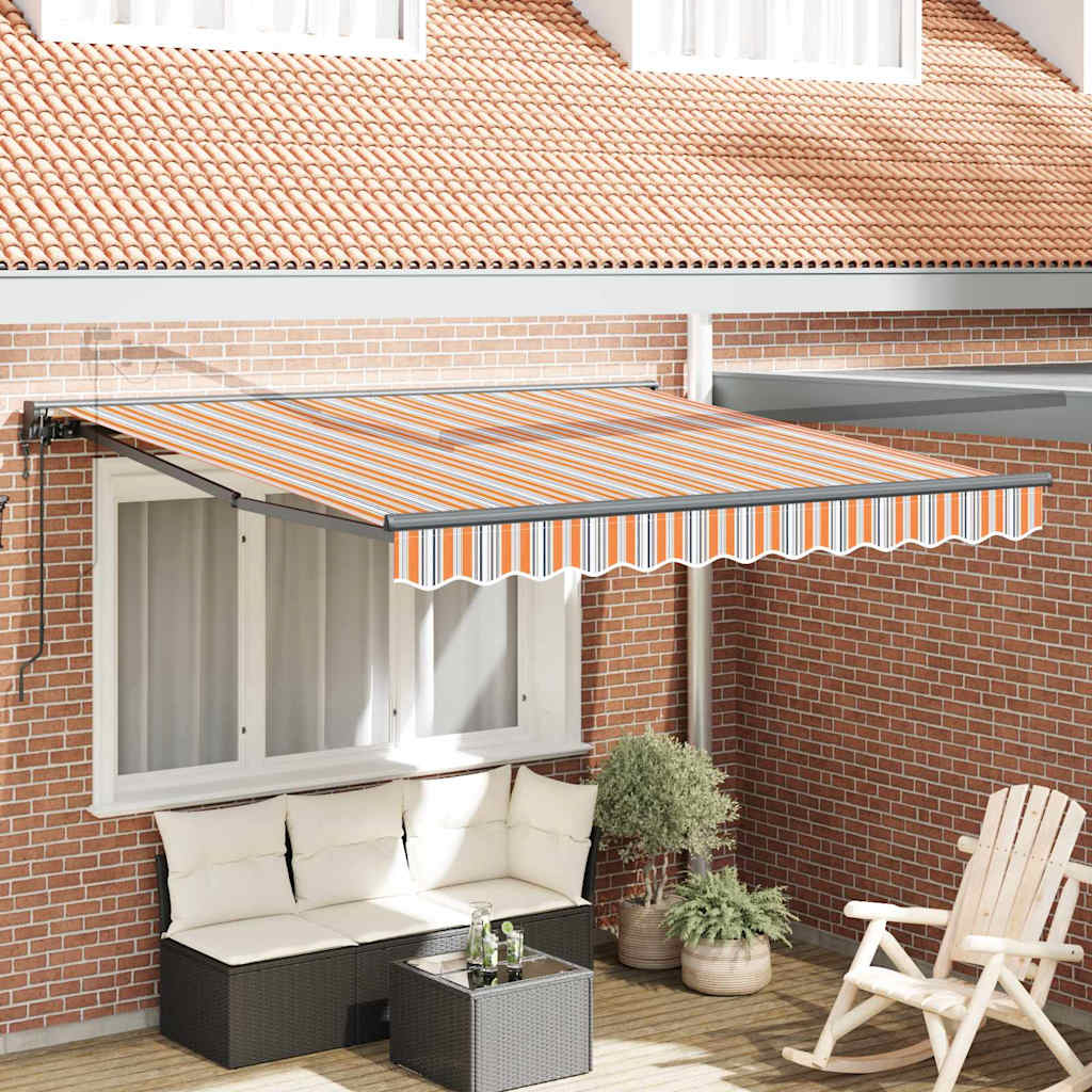 Cortina Retractabilă Dungă Multicolor 300x250 cm țesătură GartenMobel Dekor